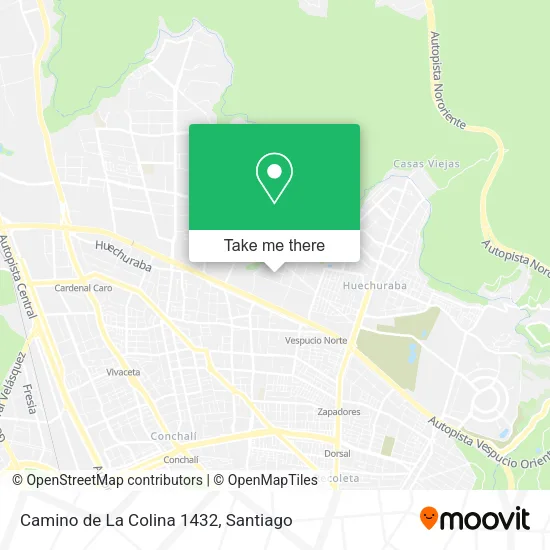 Camino de La Colina 1432 map