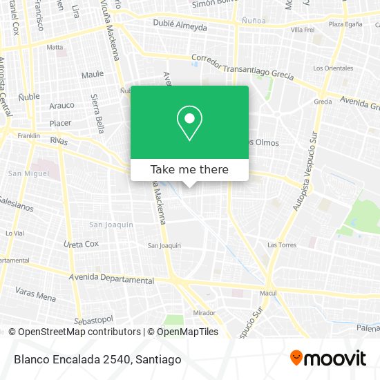 Blanco Encalada 2540 map