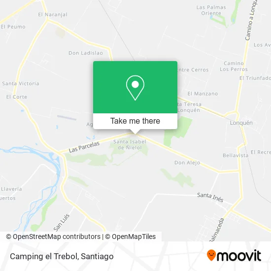 Mapa de Camping el Trebol