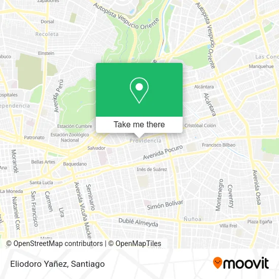 Eliodoro Yañez map