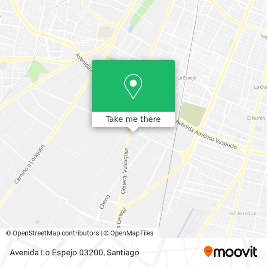 Avenida Lo Espejo 03200 map