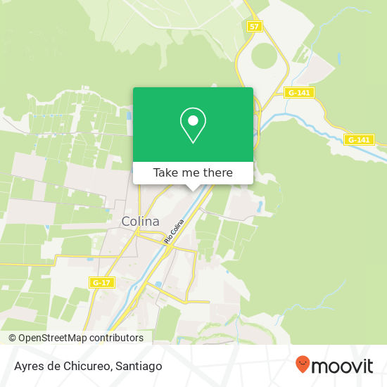 Ayres de Chicureo map