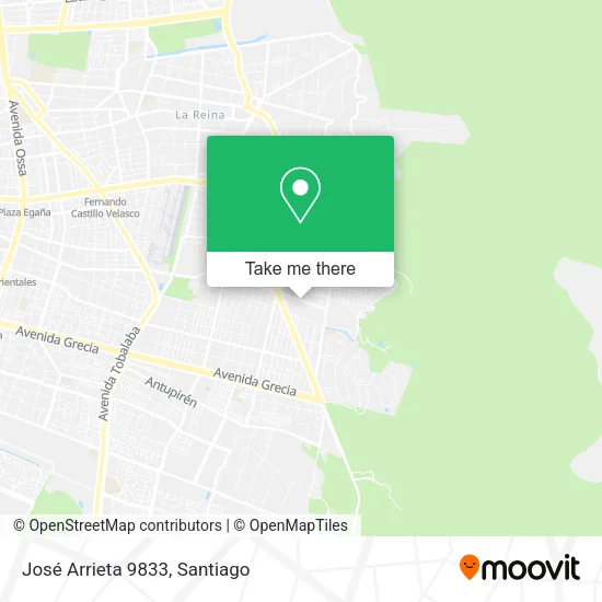 José Arrieta 9833 map