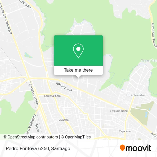 Pedro Fontova 6250 map