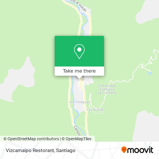 Vizcamaipo Restorant map