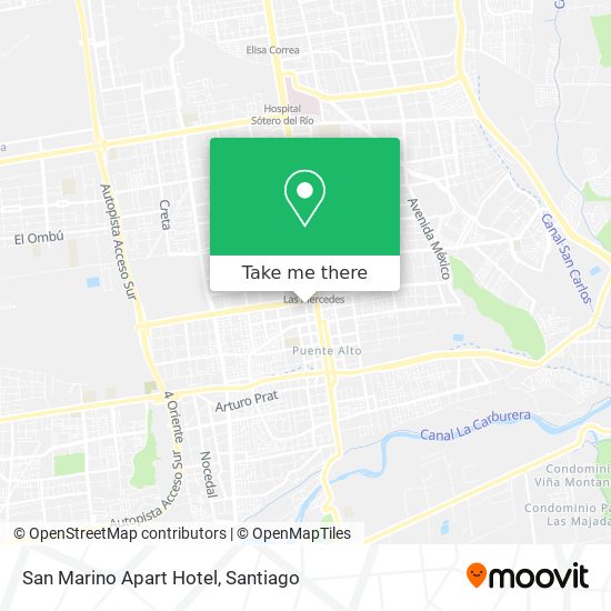 San Marino Apart Hotel map