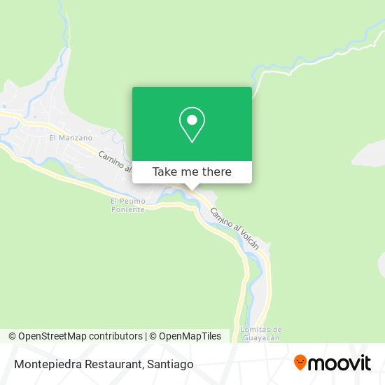 Montepiedra Restaurant map