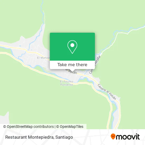 Restaurant Montepiedra map