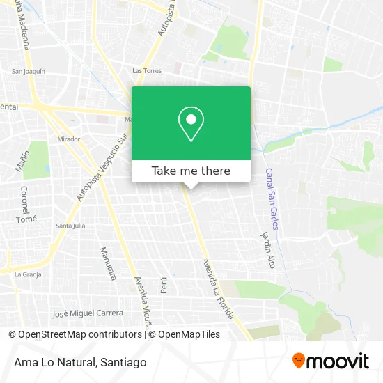 Ama Lo Natural map