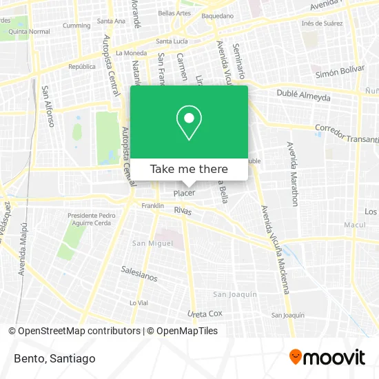 Bento map