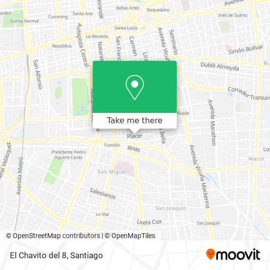 El Chavito del 8 map
