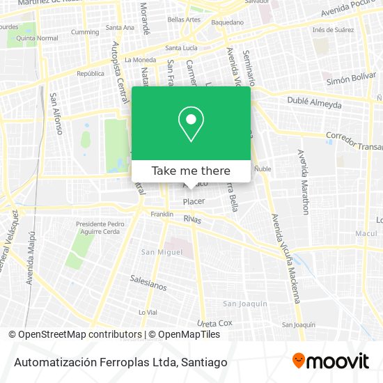 Automatización Ferroplas Ltda map