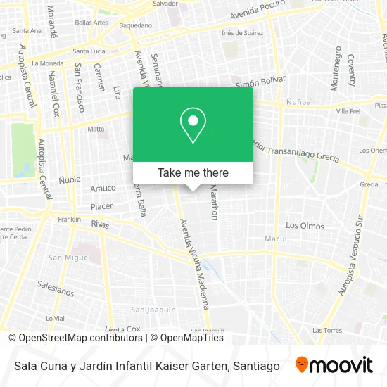 Sala Cuna y Jardín Infantil Kaiser Garten map