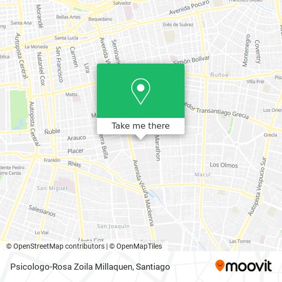 Psicologo-Rosa Zoila Millaquen map