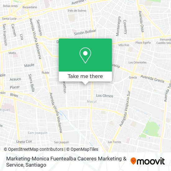 Marketing-Monica Fuentealba Caceres Marketing & Service map