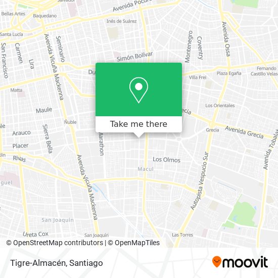 Tigre-Almacén map