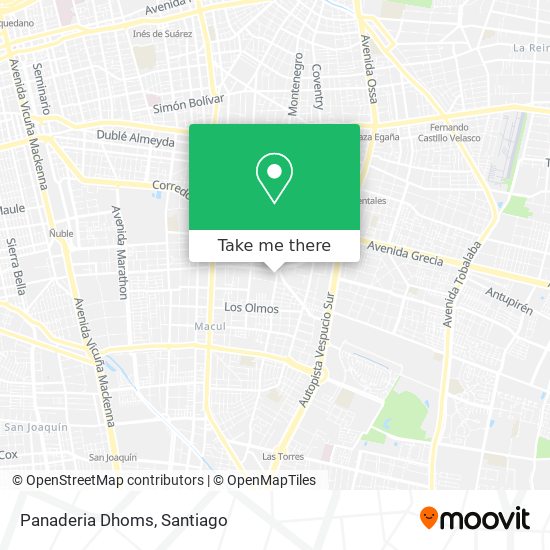 Mapa de Panaderia Dhoms