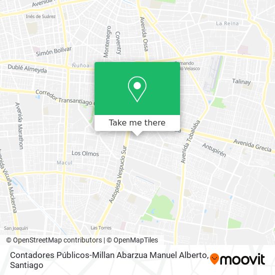 Contadores Públicos-Millan Abarzua Manuel Alberto map