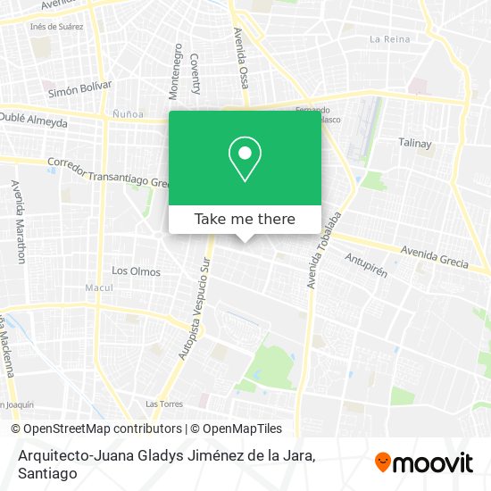 Arquitecto-Juana Gladys Jiménez de la Jara map