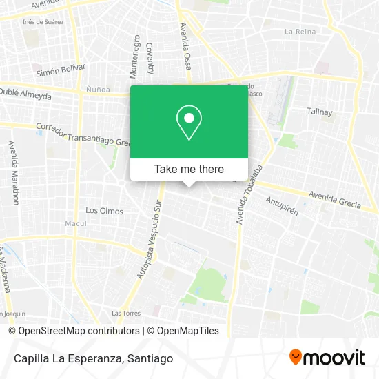 Capilla La Esperanza map