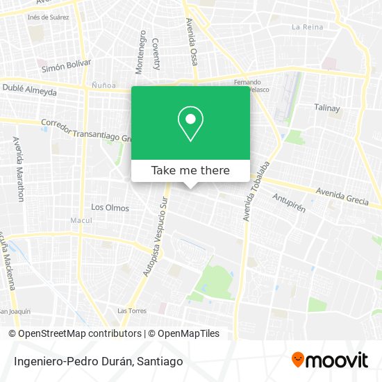 Ingeniero-Pedro Durán map