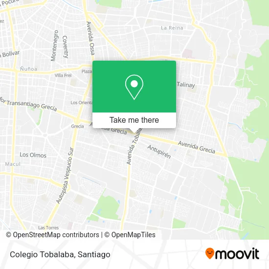 Colegio Tobalaba map