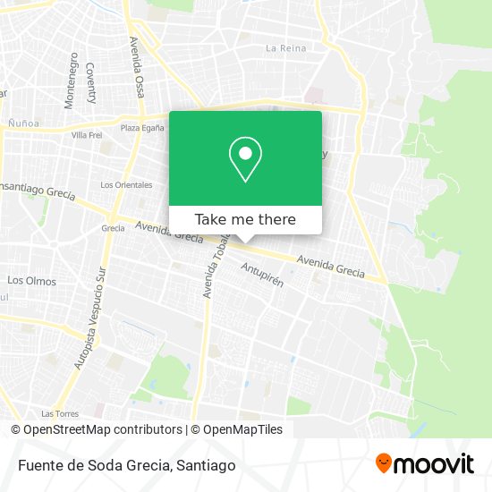 Mapa de Fuente de Soda Grecia