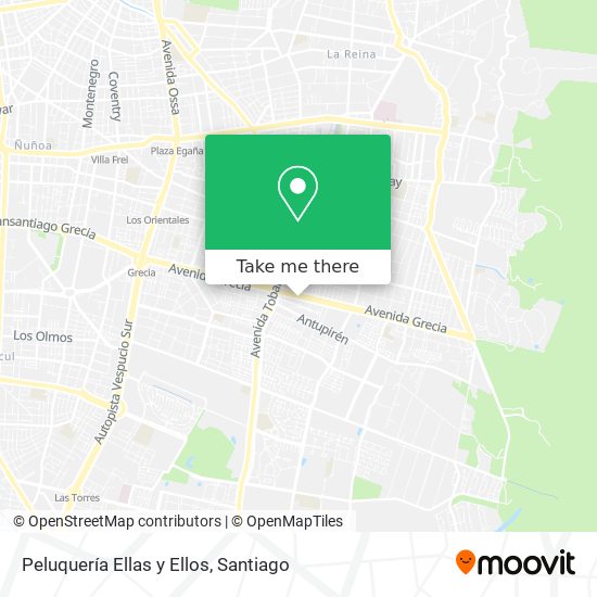 Peluquería Ellas y Ellos map
