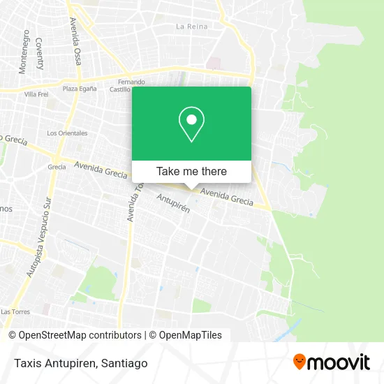 Taxis Antupiren map