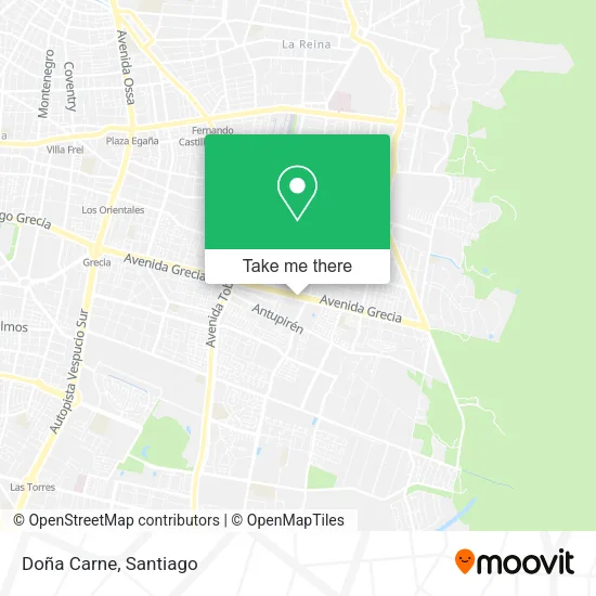 Doña Carne map