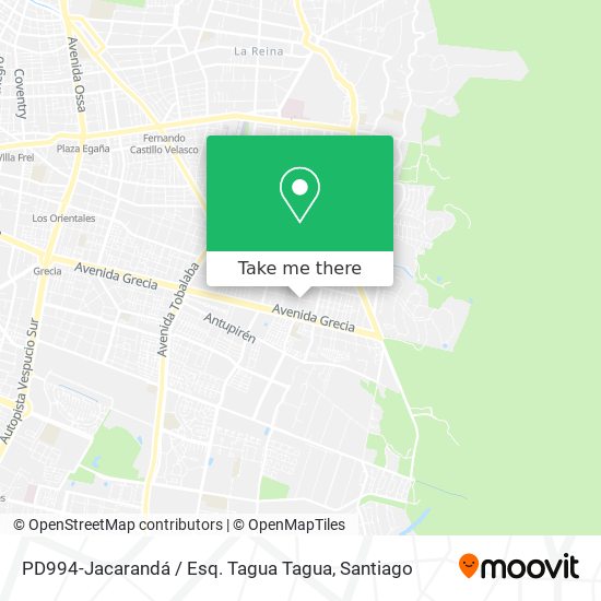PD994-Jacarandá / Esq. Tagua Tagua map