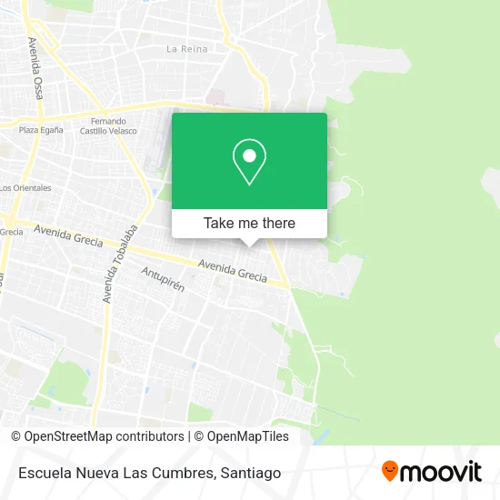 Escuela Nueva Las Cumbres map