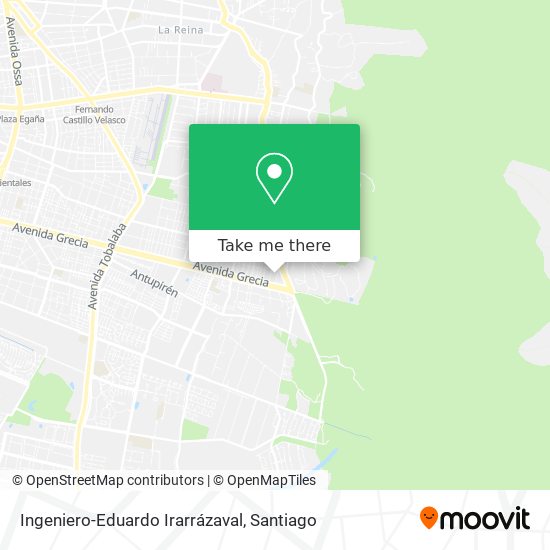 Ingeniero-Eduardo Irarrázaval map