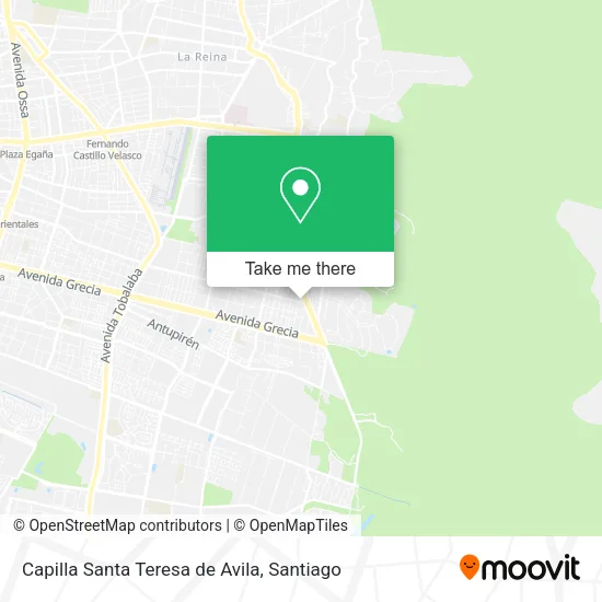Capilla Santa Teresa de Avila map