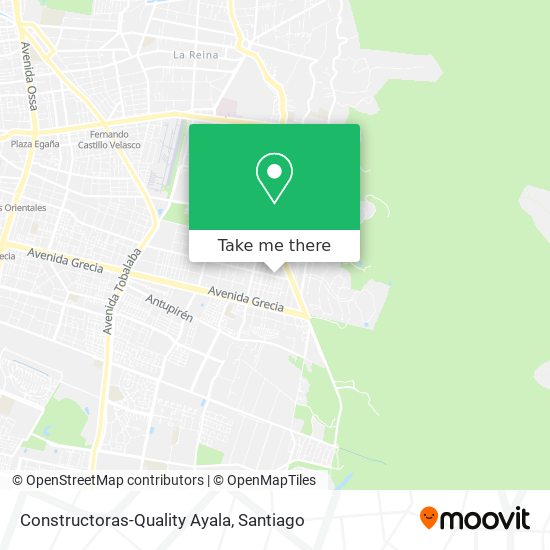 Constructoras-Quality Ayala map