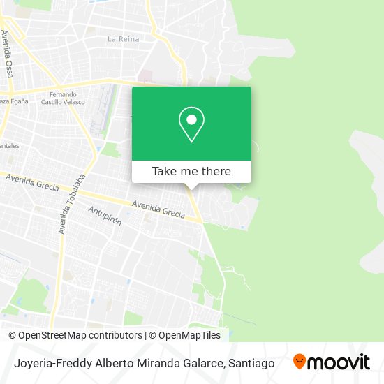 Joyeria-Freddy Alberto Miranda Galarce map