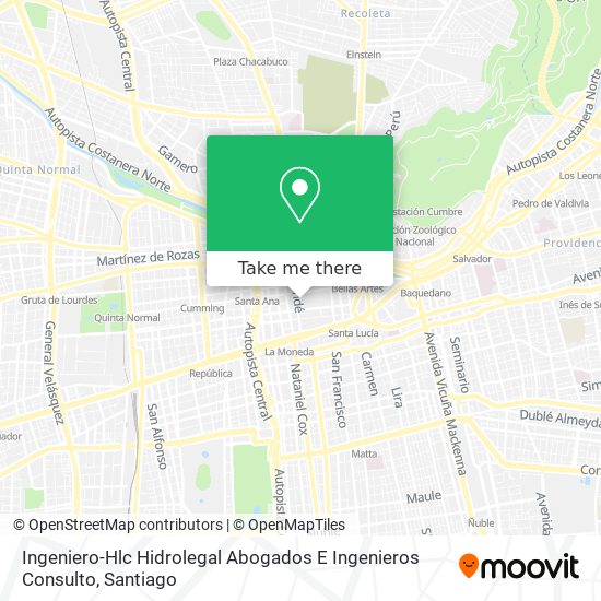 Mapa de Ingeniero-Hlc Hidrolegal Abogados E Ingenieros Consulto