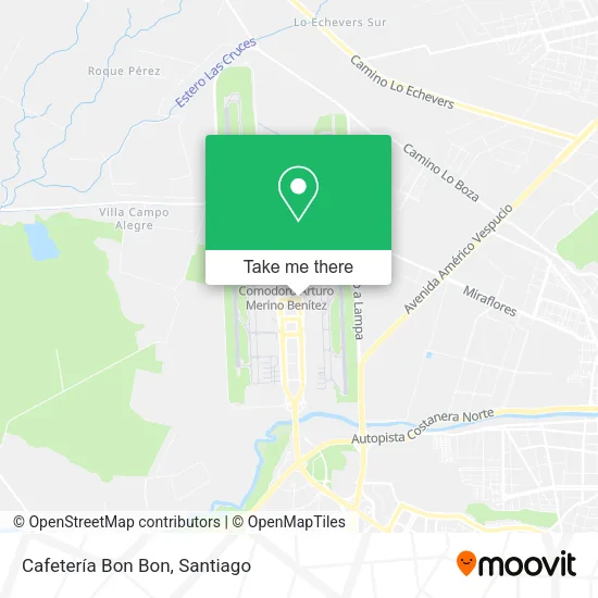 Mapa de Cafetería Bon Bon