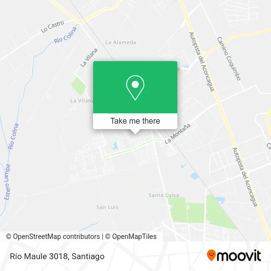 Río Maule 3018 map