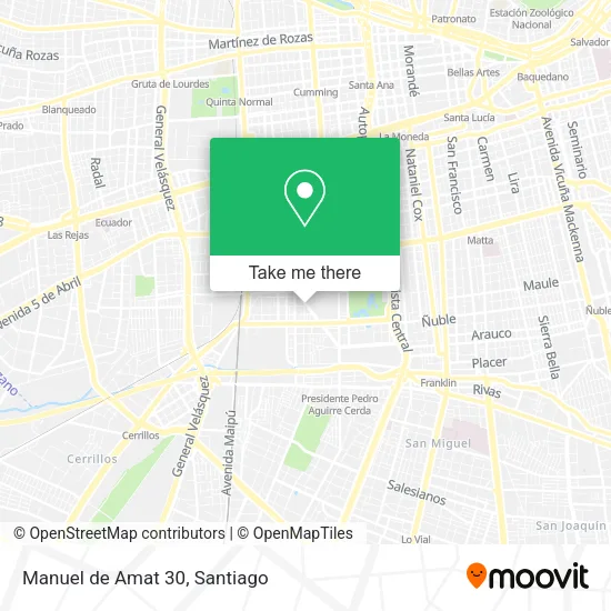 Manuel de Amat 30 map