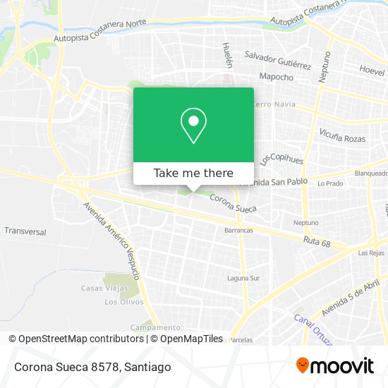 Corona Sueca 8578 map