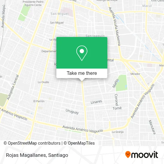 Rojas Magallanes map