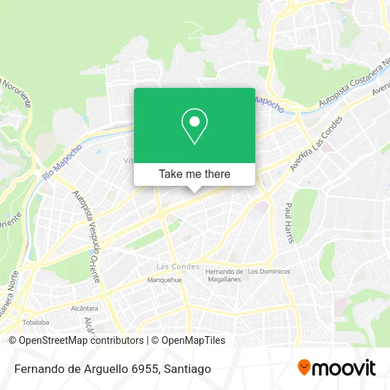 Fernando de Arguello 6955 map