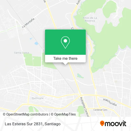 Las Esteras Sur 2831 map