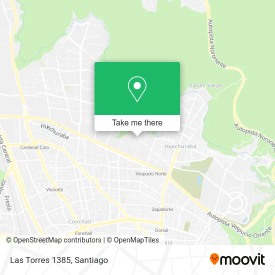 Las Torres 1385 map