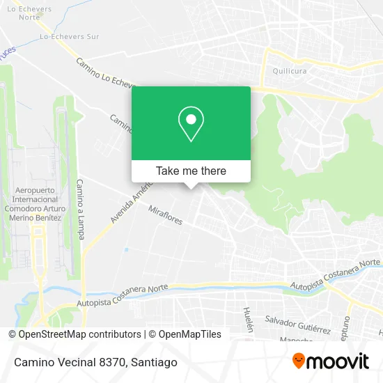 Camino Vecinal 8370 map
