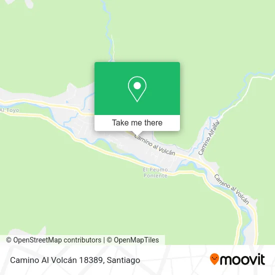 Mapa de Camino Al Volcán 18389