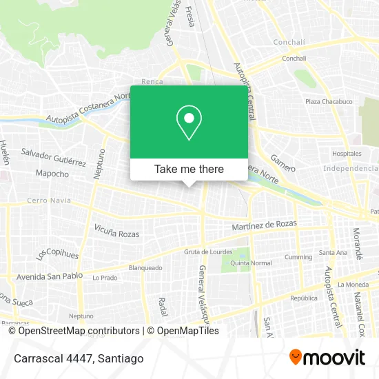 Carrascal 4447 map