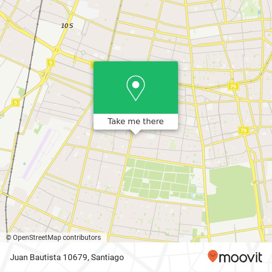 Juan Bautista 10679 map