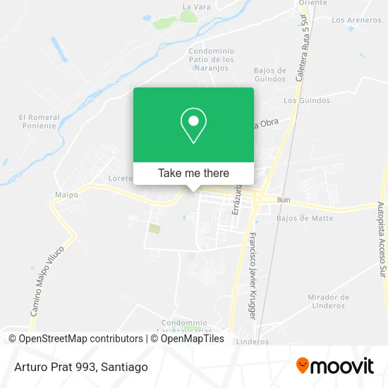 Arturo Prat 993 map